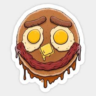 Breakfast With A Smile Sticker